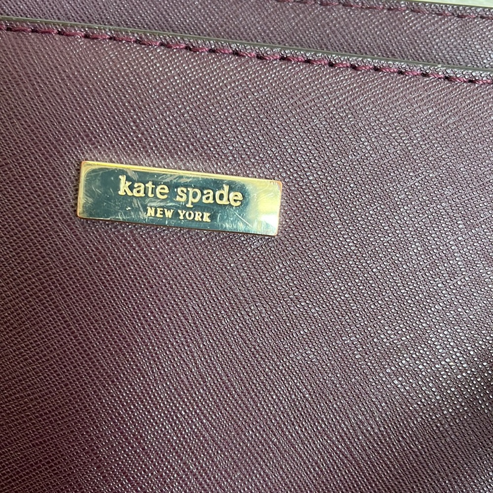 Kate Spade Deep Wine Coloured Purse Tote Bag - Picture 9 of 9
